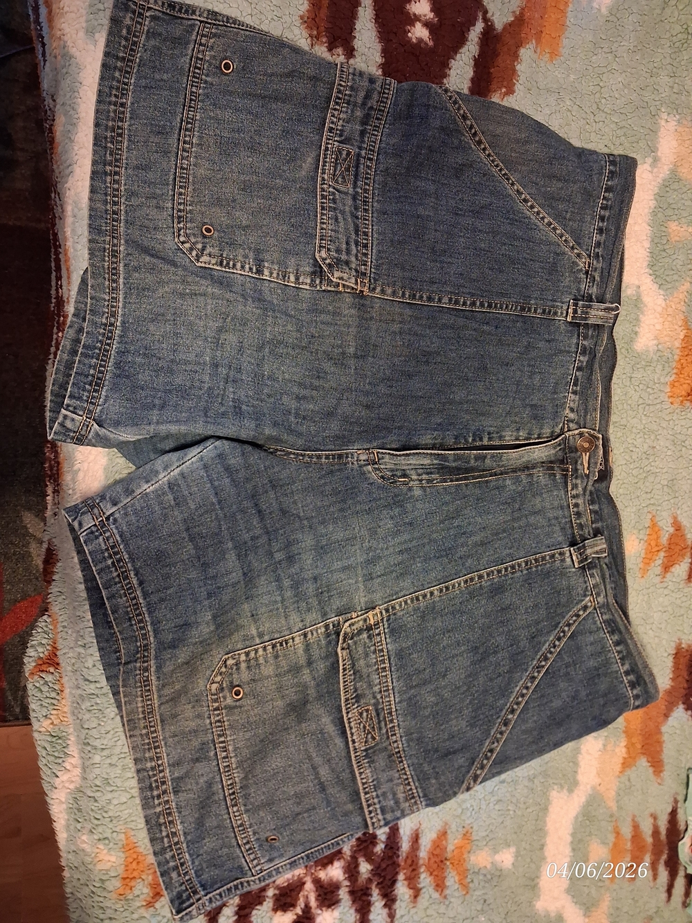 Denim Jean Shorts - Blue